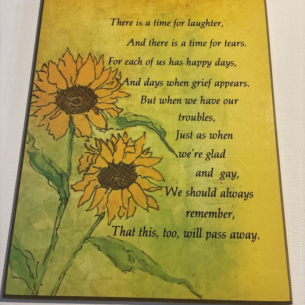 Russ Berrie Living Quotes There Is A Time For Laughter There Is A Time For Tears